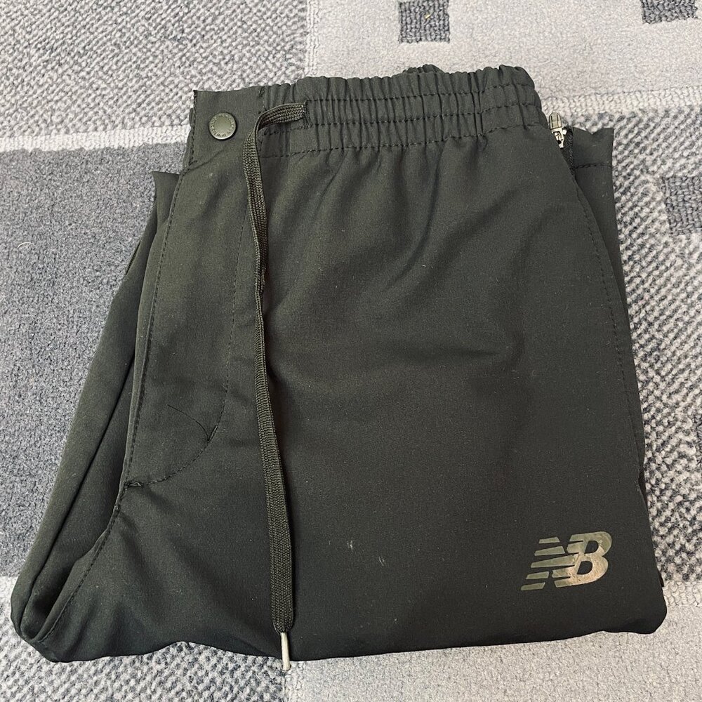 New Balance Men's Athletic Pant, Medium, Black